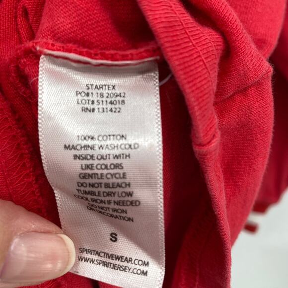 Spirit Jersey Red Washington State Cougars WSC Long Sleeve Mens Small - Picture 6 of 11